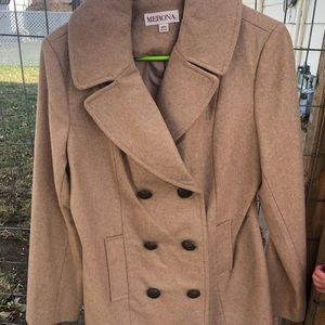 Tan pea coat
